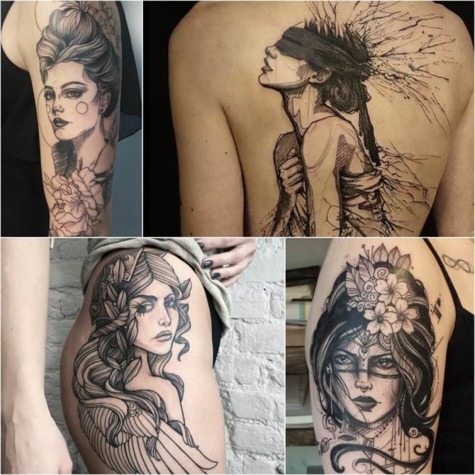 Tattoo Girl - Lady tattoo girl - Tattoo girl for women