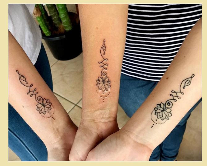 Tattoo for girls: the symbol of a family