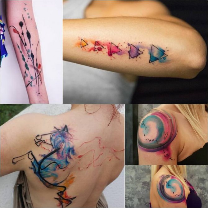 Tattoo for girls Watercolor tattoo for girls