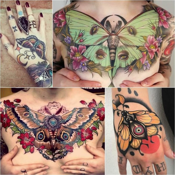 Tattoo for girls - Tattoo Butterfly for Girls - Female Butterfly Tattoo