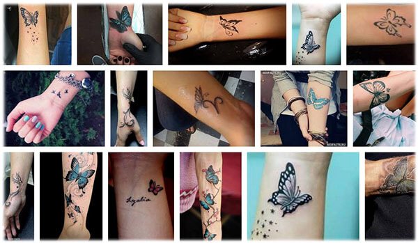 Tattoo for women - butterflies
