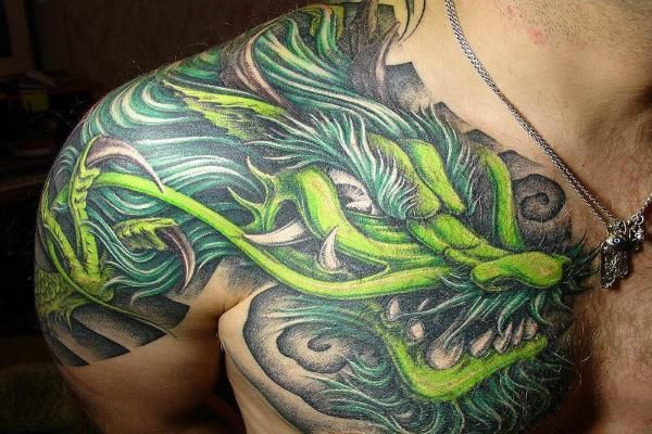 Tattoo dragon in the cabin tattoo-77