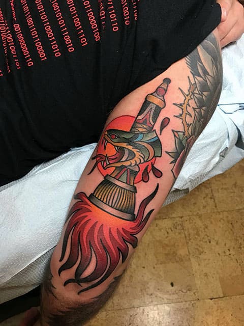 Tattoo torch