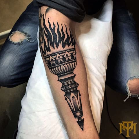 Tattoo torch