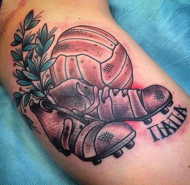 Tattoo soccer ball