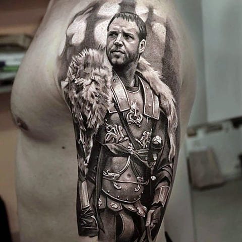 Tattoo gladiator from the movie