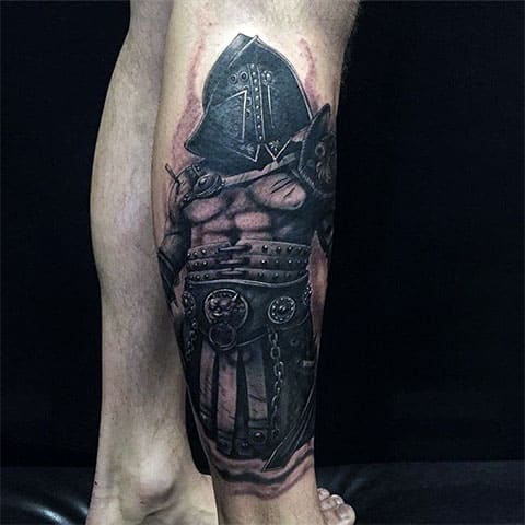 Tattoo of a gladiator