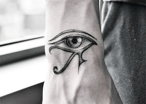 Tattoo eye Hora for men