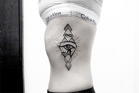 Tattoo eye Mountain for women - photo