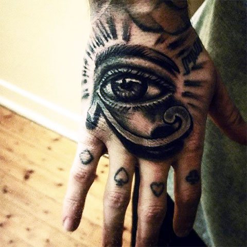 Tattoo eye Mountain