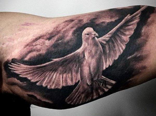 tatuaj de un porumbel