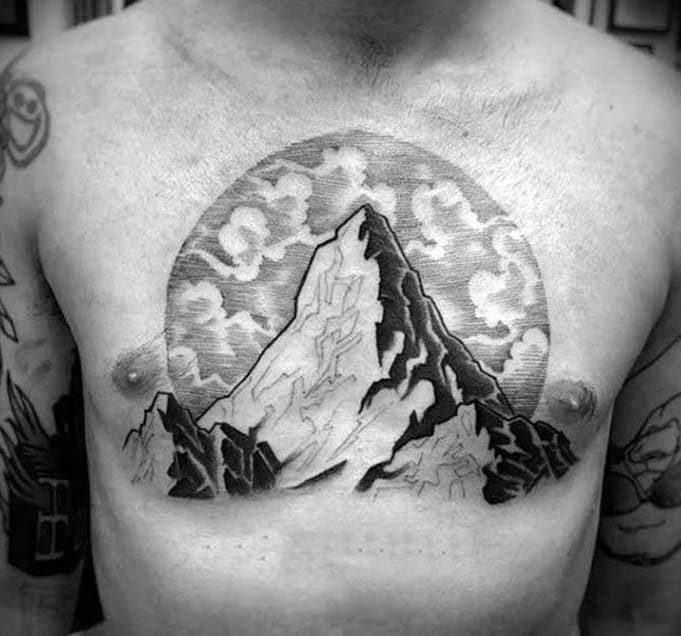 the mountain in prison tattoo meaning