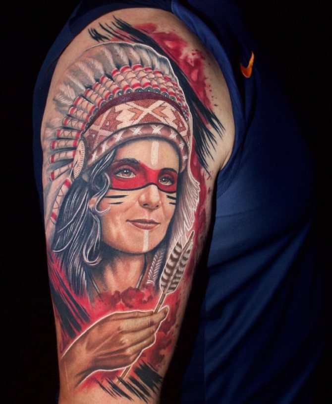 Indian tattoo
