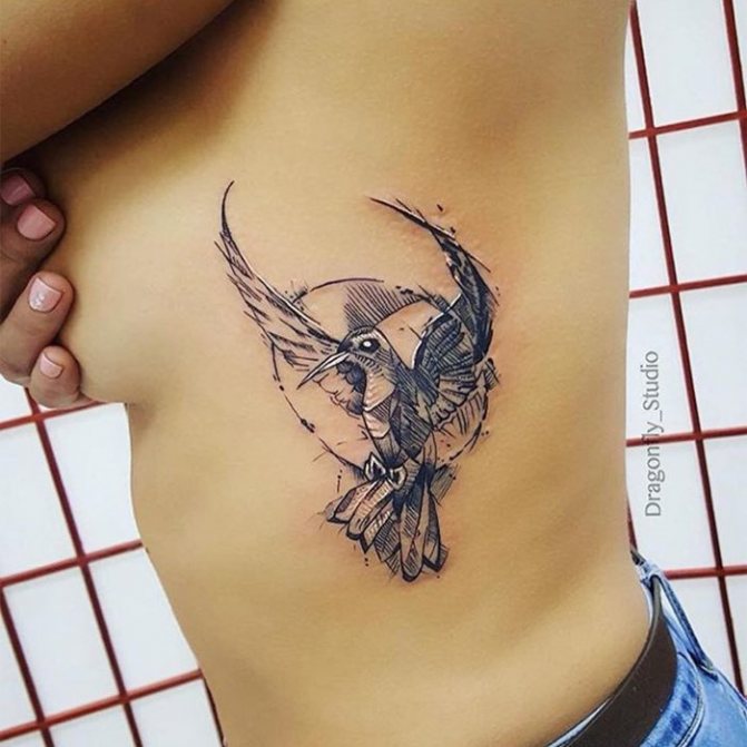 tattoo hummingbird