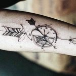 Tattoo compass