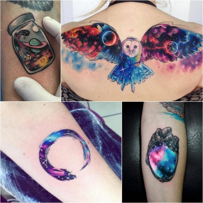 Space Tattoo - Ladies Space Tattoo - Space Tattoo for Girls