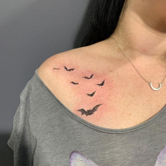 pipistrello tatuaggio