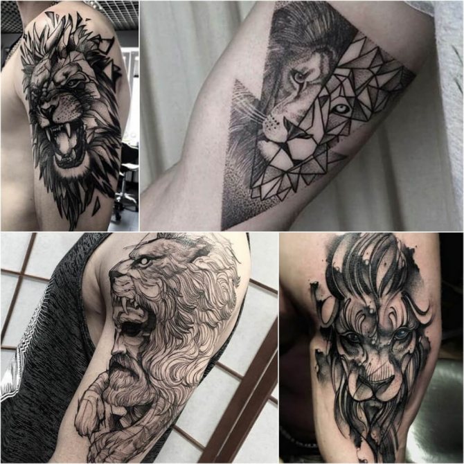 Tattoo Lion - Lion Tattoo for Men - Male Lion Tattoo