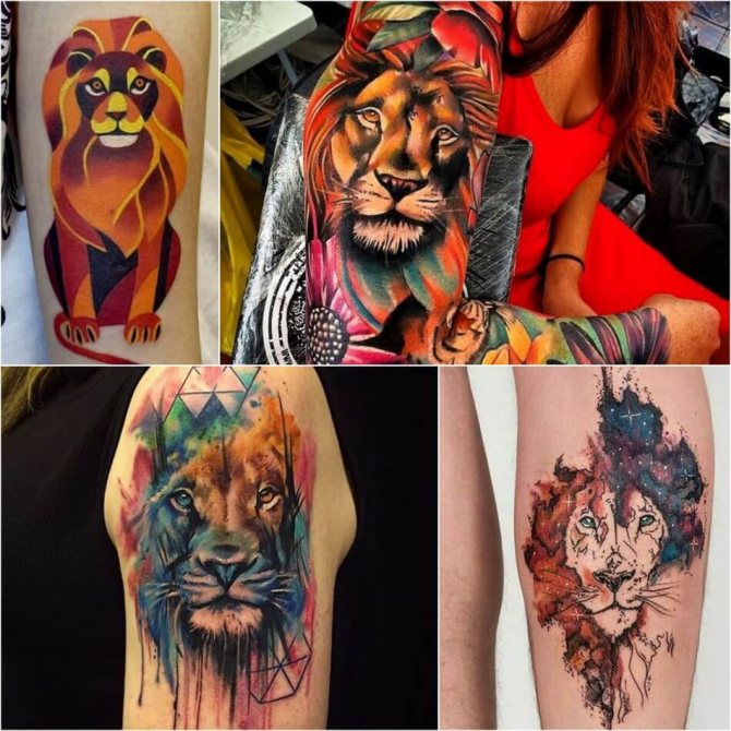 Tattoo Lion - Tattoo Leo on Arm - Tattoo Leo Sleeve