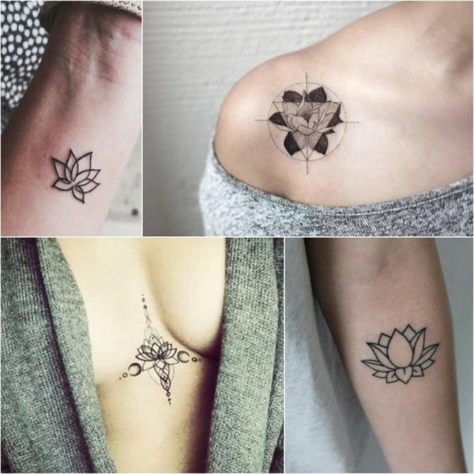Tattoo Lotus - Tattoo Little Lotus - Small Lotus Tattoo
