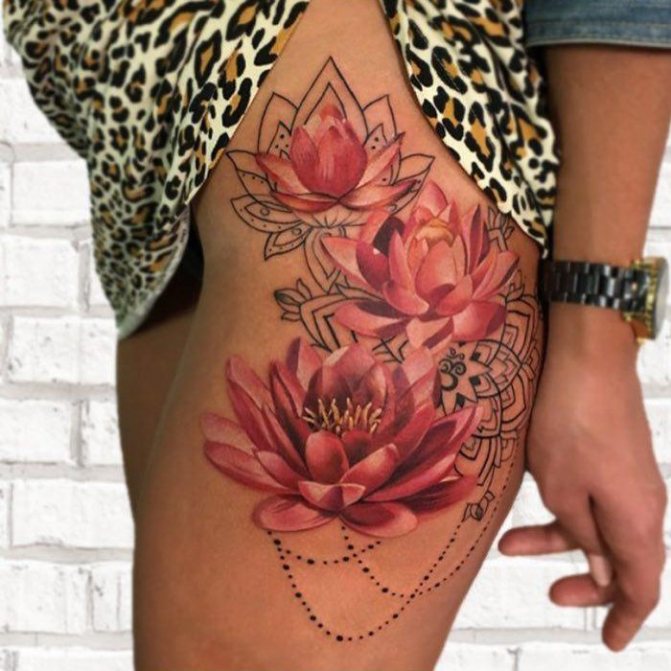 tattoo meaning for girls on her thigh