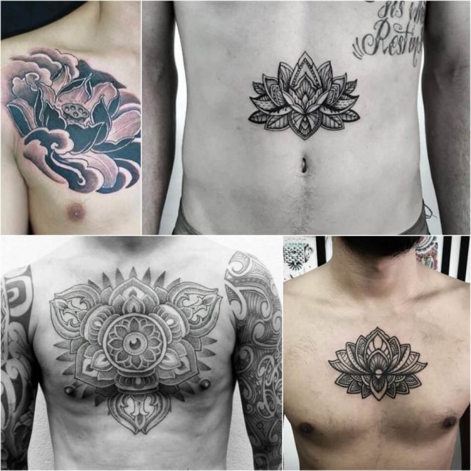 Tattoo Lotus - Meaning and Sketches of Lotus Tattoo - Men's Lotus Tattoo