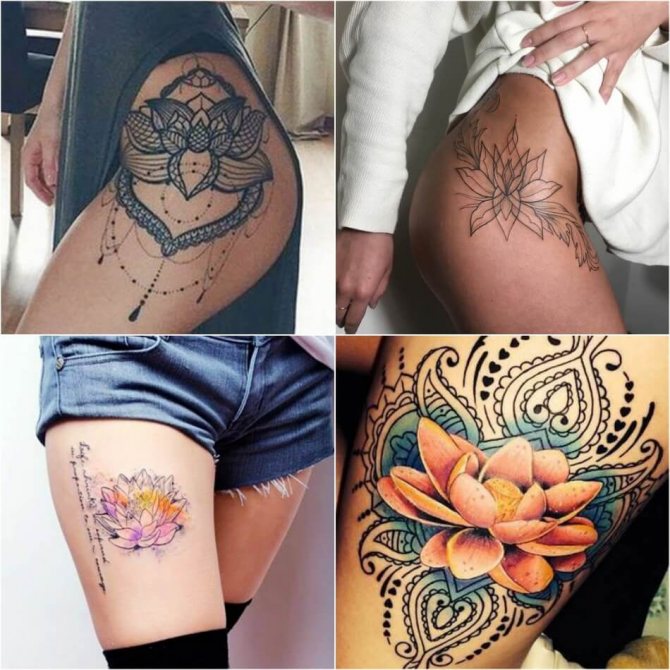 Lotus Tattoo - Means and Sketches of Lotus Tattoo - Lotus Tattoo for Girls
