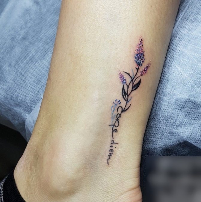 Tattoo Seize the moment in Latin (carpe diem). Sketch, photo, meaning