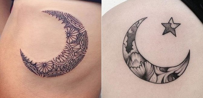 Tattoo moon