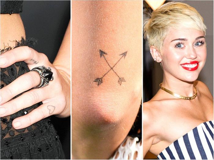 Tattoo of Miley Cyrus