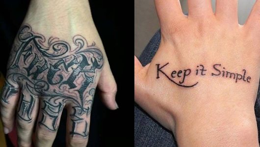 Tattoo on the hand for men and girls. Photos, sketches, inscriptions, pictures with meaning, tattoo ideas and their meanings