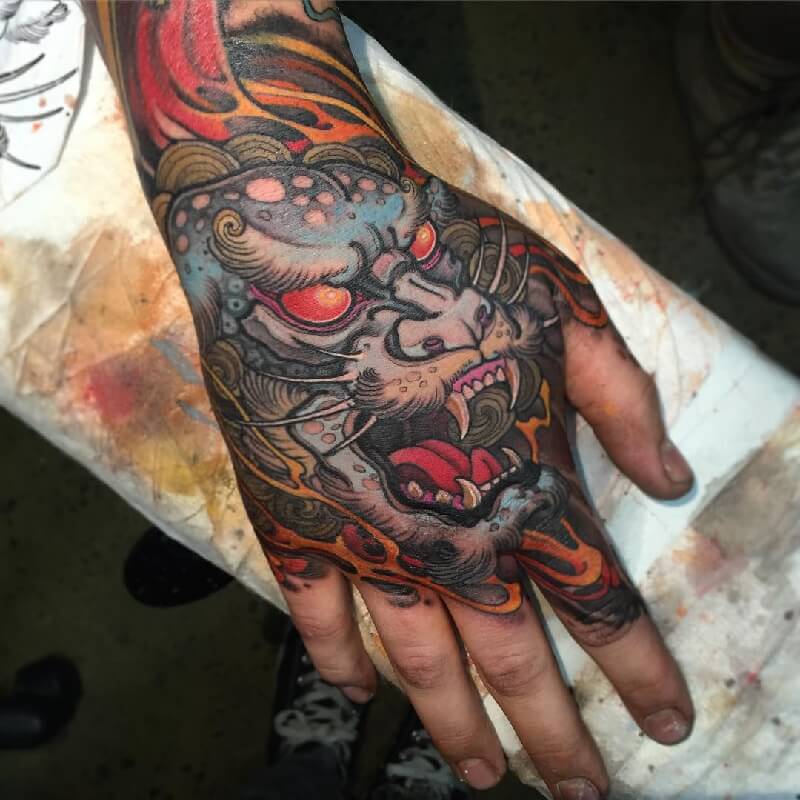 Tattoo on hand - Tattoo on hand - Hand tattoo - Tattoo on hand for men - Men's hand tattoos