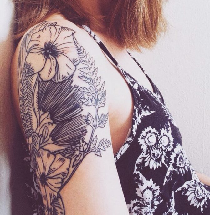 Tattoo on Shoulder - Tattoo on Shoulder