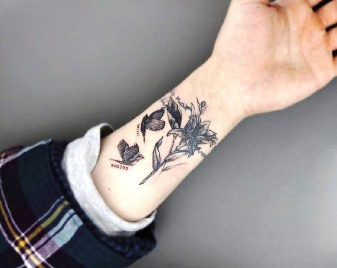 Tattoo on the wrist - Tattoo on the wrist
