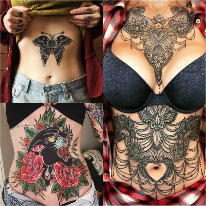 Tattoo on girls belly - Women tattoo on belly