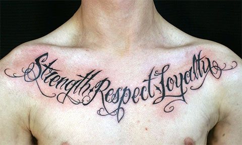 Inscripții de tatuaj pentru bărbați