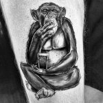 Maimuță tatuaj