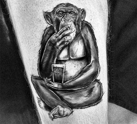 Tattoo monkey