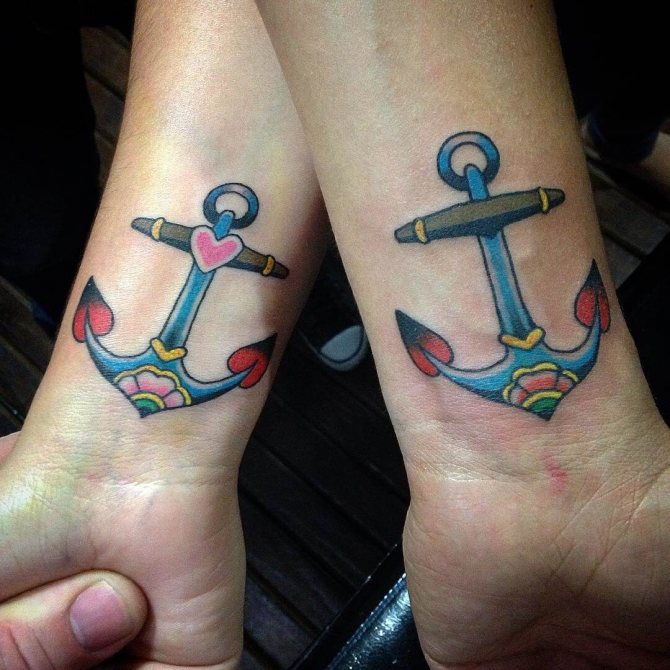 tattoo oldskool anchor