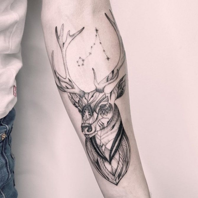 tattoo stag