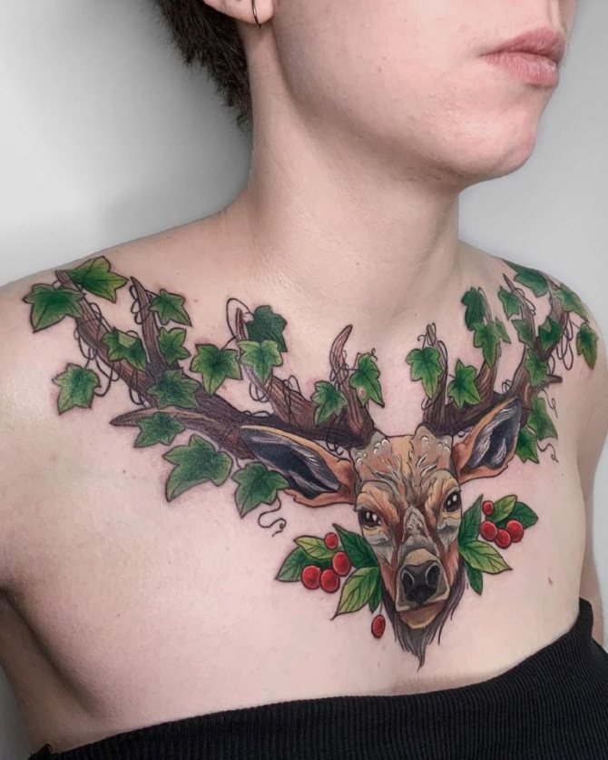 tattoo deer