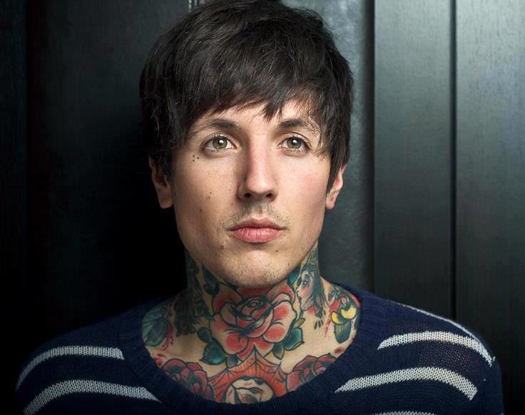 Oliver Sykes neck tattoo