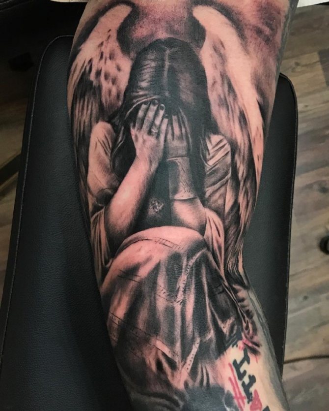 Tattoo fallen angel