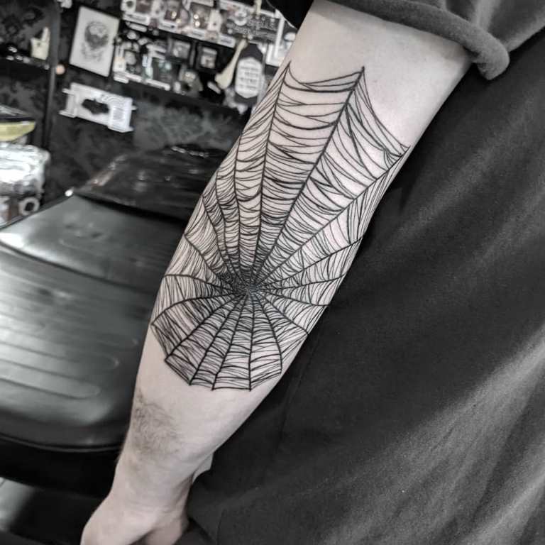tattoo cobweb