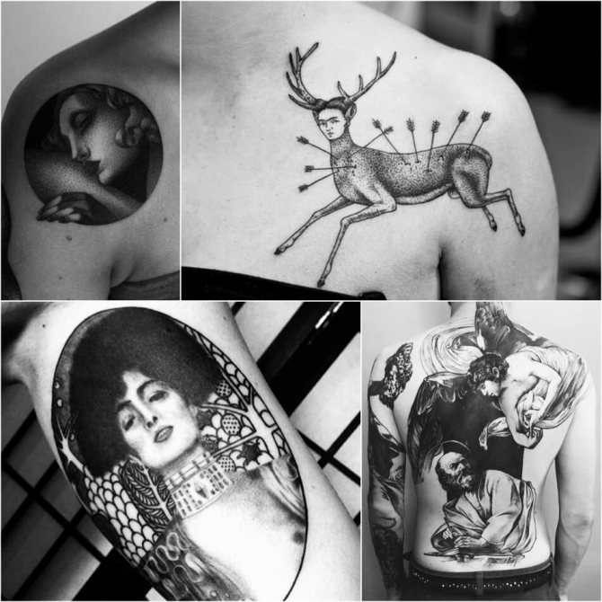 Tattoo based on paintings - Tattoo art - Tattoo masterpieces