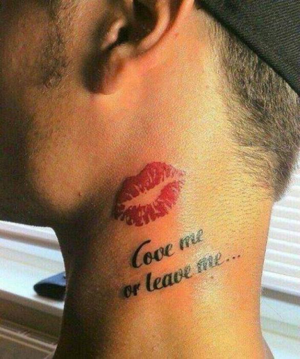 tattoo kisses