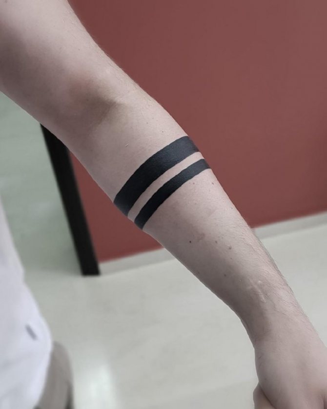 tattoo stripes around hand meaning