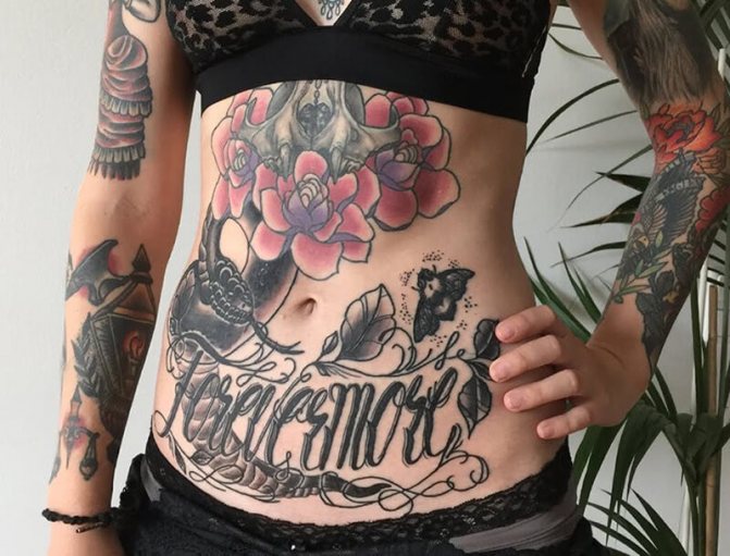 Tattoo after pregnancy - Tattoo on belly after delivery