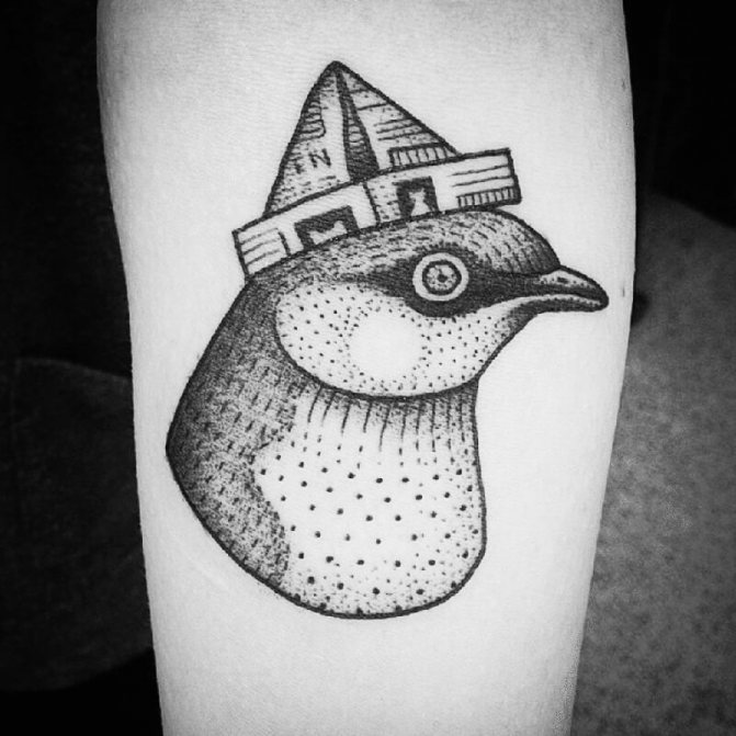 Tattoo Birds - Tattoo of a Bird