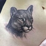 Tattoo of a mountain lion